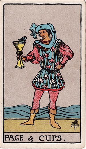 Sota de Copas (Page of Cups)