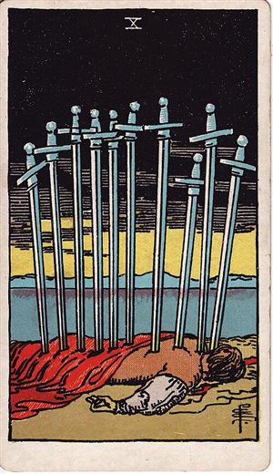 Diez de Espadas (Ten of Swords)